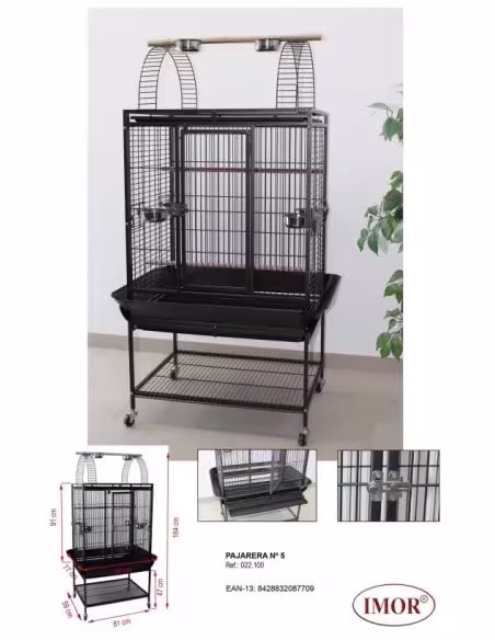 Jaula Loro nº5 | CiberMascotas