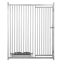 Frente de barras 5cm con comederos para boxes