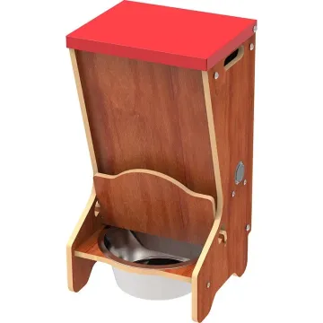 Comedero Tolva Copele de Madera Fenólica | Cibermascotas