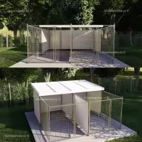 Perreras doble 4x2 sandwich y parque