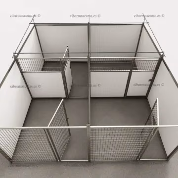 Perreras con dormitorio con parque profesionales | Envío Gratis