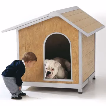 Caseta para perros super grande PVC