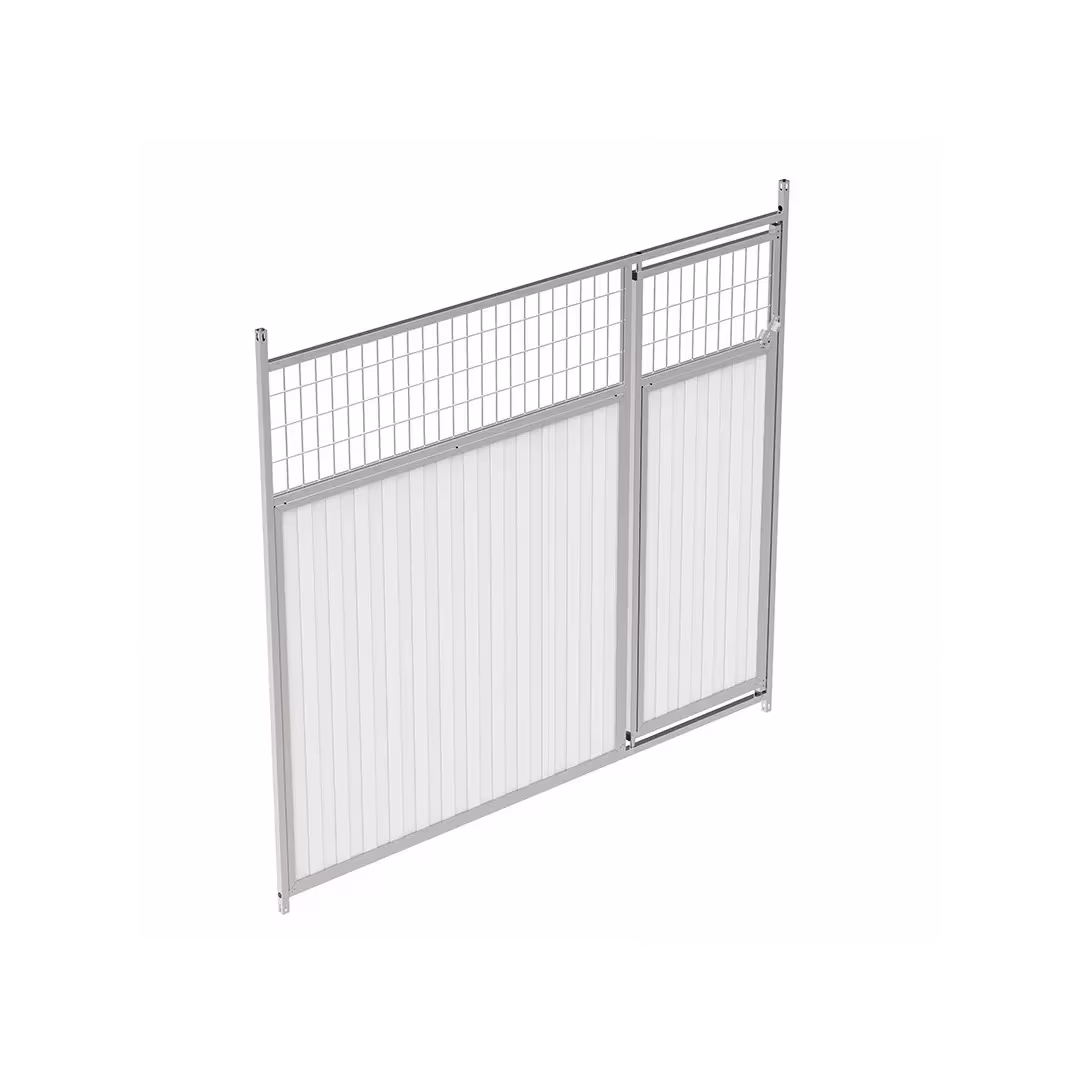 Bateria 5 perreras con zona dia y noche 10x4 metros | CiberMascotas