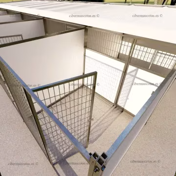 Perreras modulares con parque profesionales | Envío Gratis