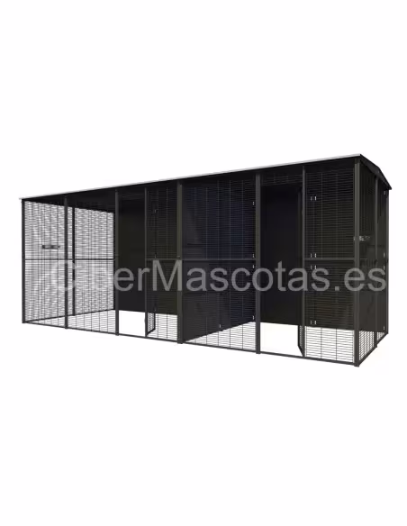 Voladero para loros 5x2 metros