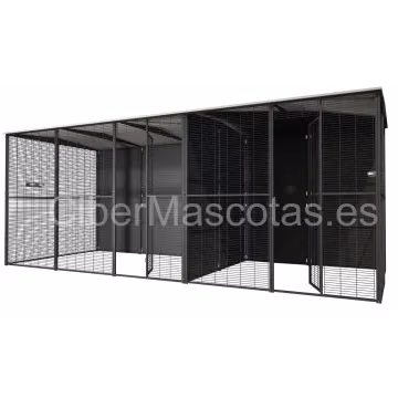 Voladero para loros 5x2 metros