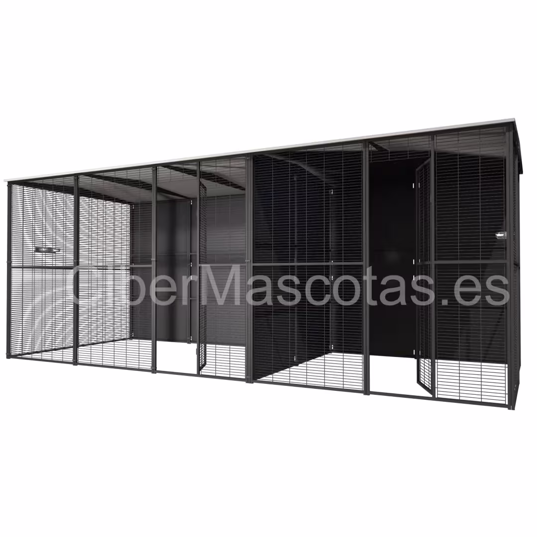 Voladero para loros 5x2 metros