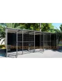 bateria 3 boxes para perros