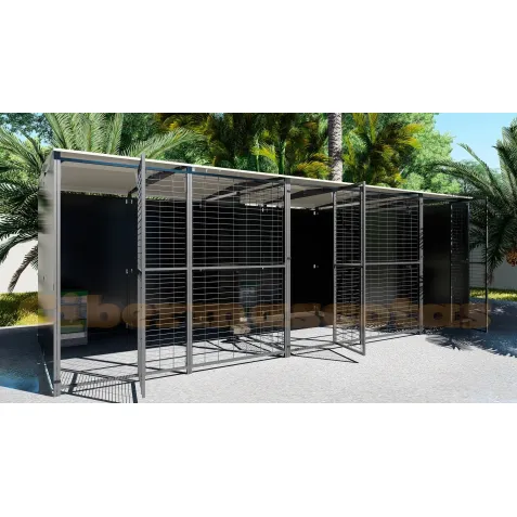 Panel con puerta eco boxes para perros | CiberMascotas