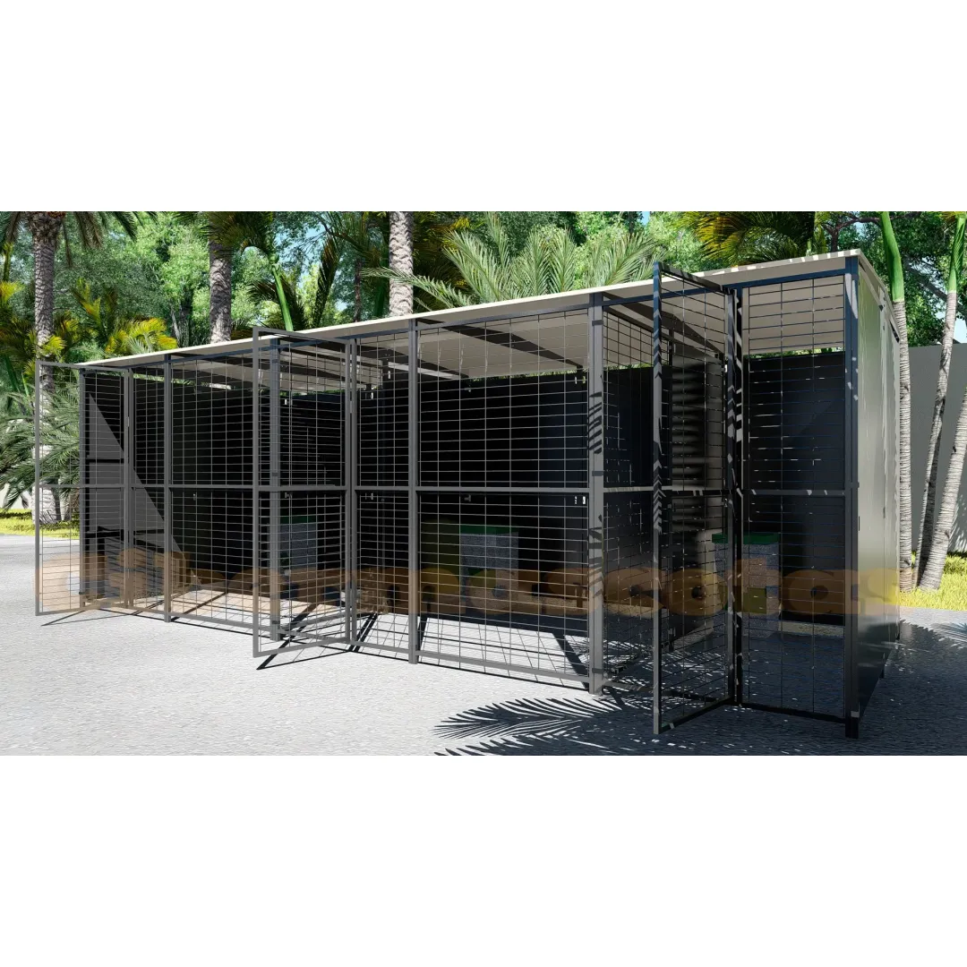 bateria 3 boxes para perros