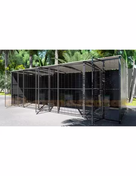 bateria 3 boxes para perros