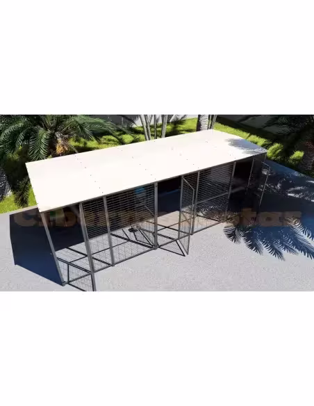 bateria 3 boxes para perros