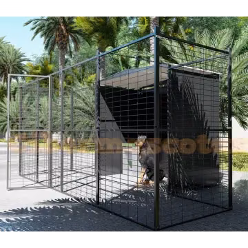 Perrera para perros 2 M2 con parque frontal 4 m2