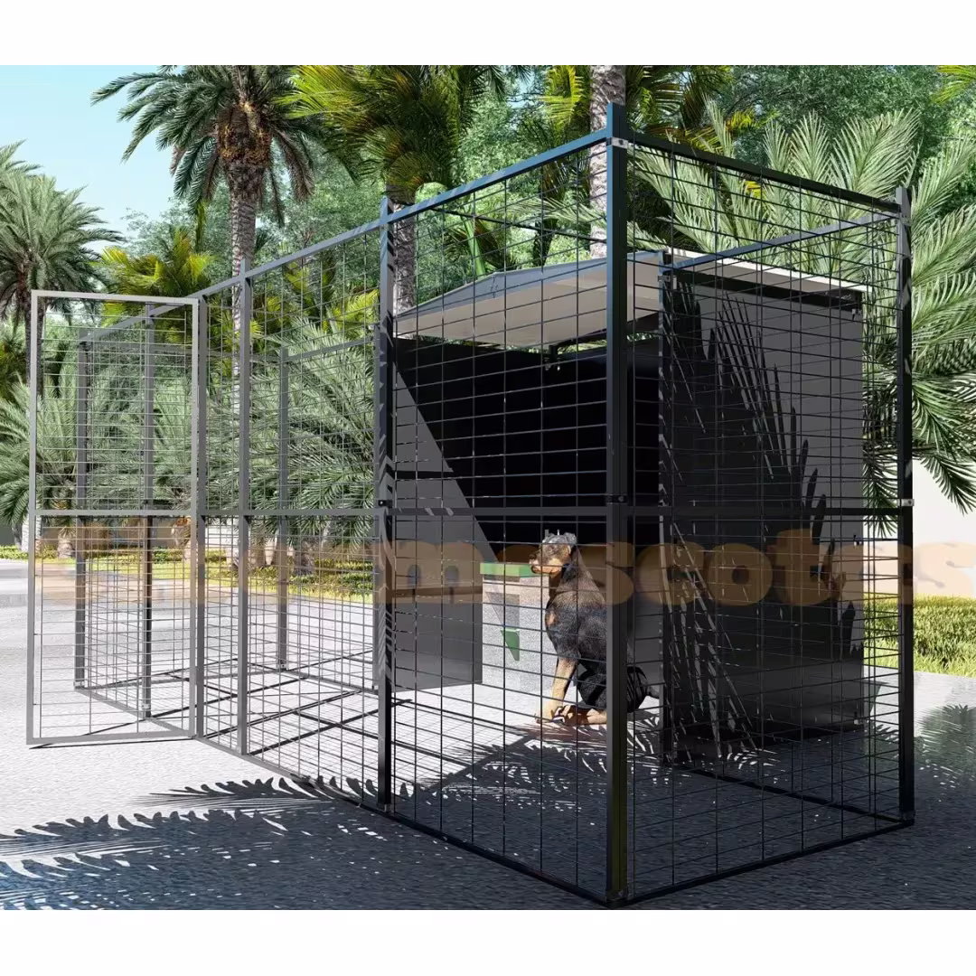 Perrera para perros 2 M2 con parque frontal 4 m2