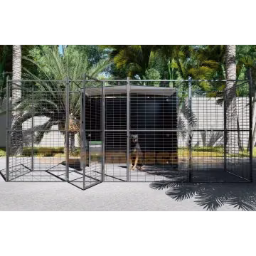 Perrera para perros 2 M2 con parque frontal 4 m2