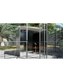 Perrera para perros 2 M2 con parque frontal 4 m2