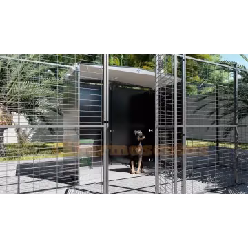 Perrera para perros 2 M2 con parque frontal 4 m2