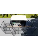 Perrera para perros 2 M2 con parque frontal 4 m2