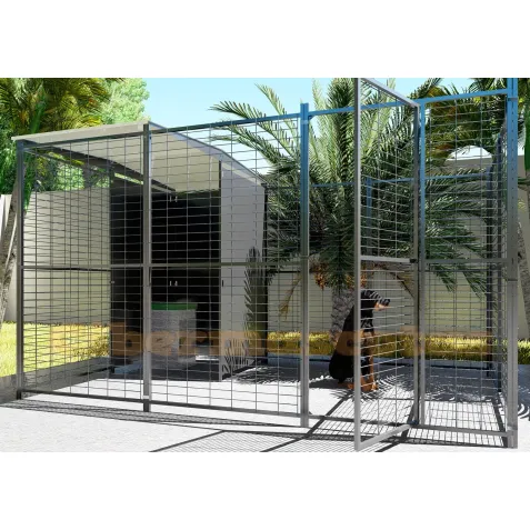 Panel con puerta eco boxes para perros | CiberMascotas