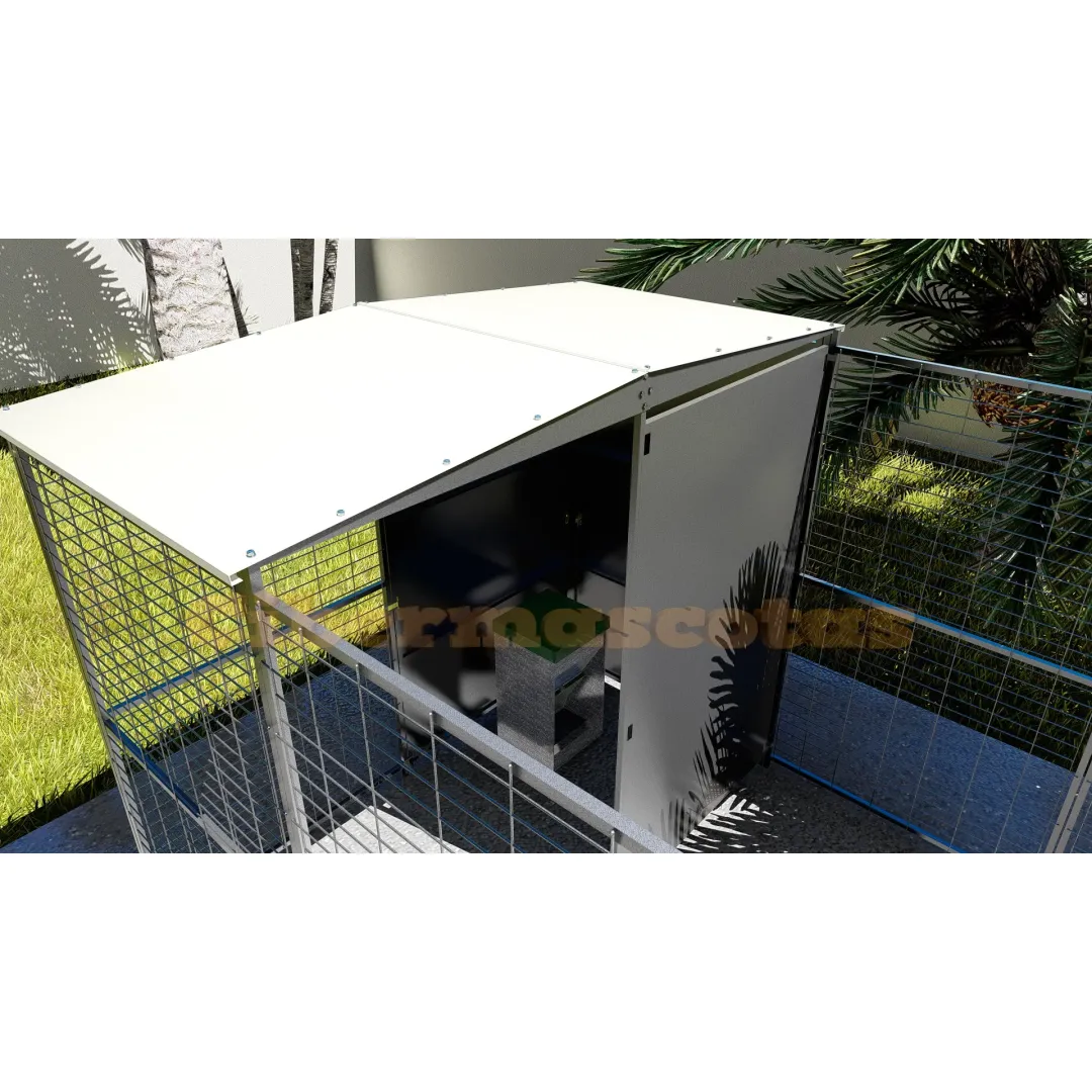 Perrera para perros 3x2 metros