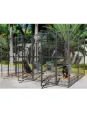 Conjunto 3 jaulas para perros unidas