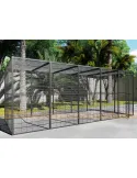 Voladero para loros y aves rapaces 5x2 metros