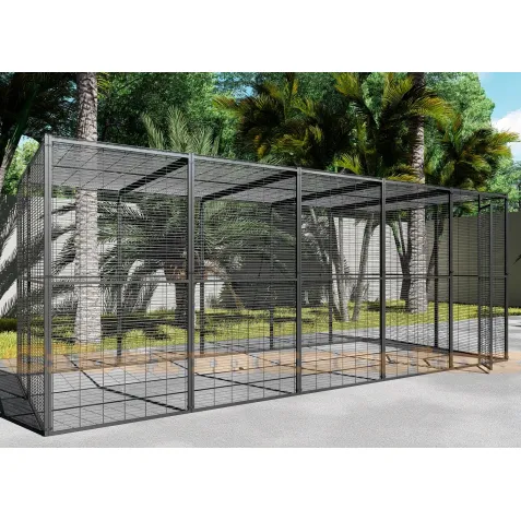 Voladero de jardin 2x2 con protección | CiberMascotas