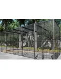 Voladero para loros y aves rapaces 5x2 metros