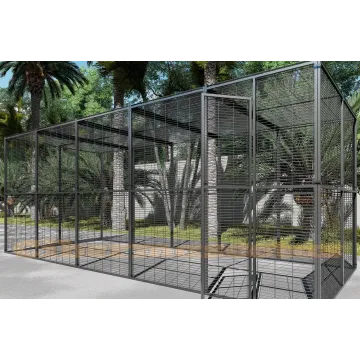 Voladero para loros y aves rapaces 5x2 metros