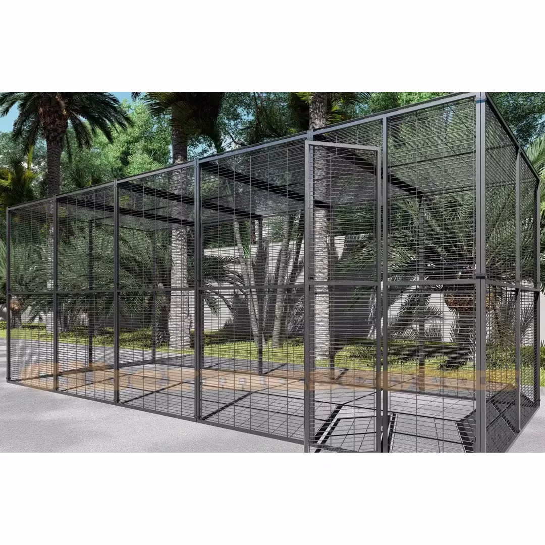 Voladero para loros y aves rapaces 5x2 metros