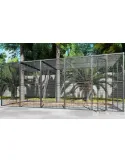 Voladero para loros y aves rapaces 5x2 metros