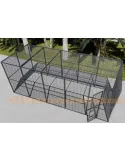 Voladero para loros y aves rapaces 5x2 metros