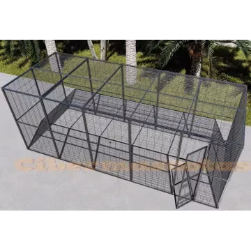 Voladero para loros y aves rapaces 5x2 metros
