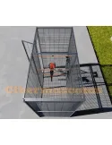 Voladero 2x1 para loro techo Malla