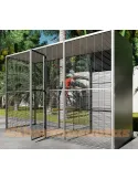 Voladero loro jardin 3x1 metros