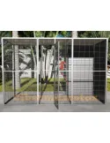 Voladero loro jardin 3x1 metros
