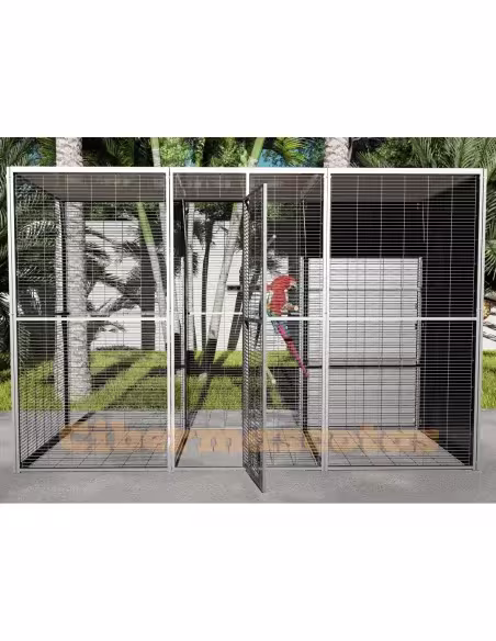 Voladero loro jardin 3x1 metros Voladero loro jardin 3x1 metros