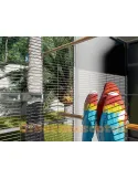 Voladero loro jardin 3x1 metros