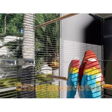Voladero loro jardin 3x1 metros