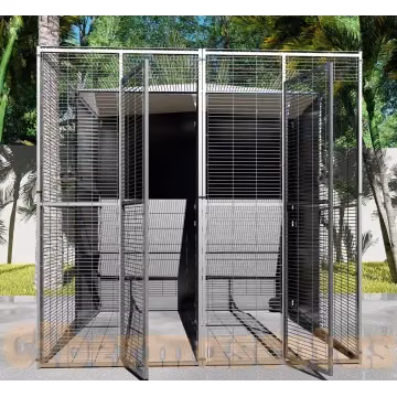 Voladero de Jardin para loros 2x2 con separacion