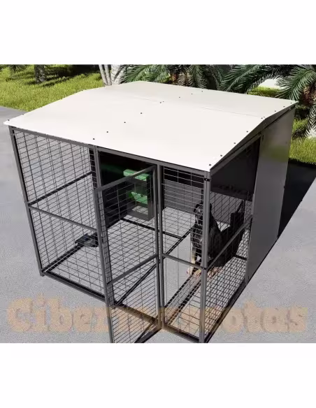 Perrera 2x2 metros boxes y cheniles Perrera 2x2 metros boxes y cheniles