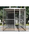 Voladero de jardin para loro de 2 x 2 metros (partido por el centro)