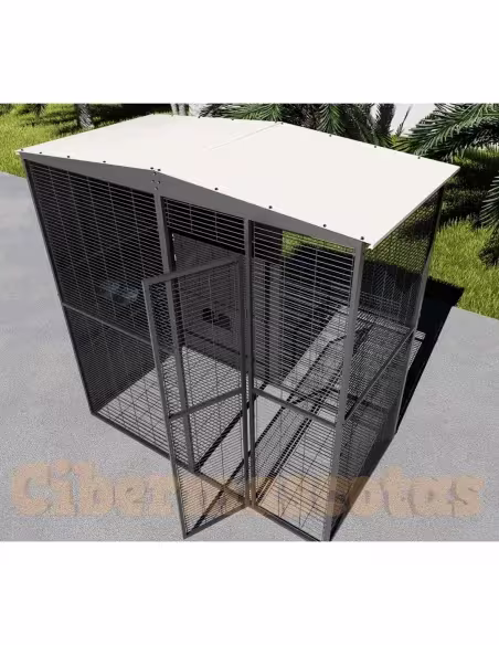 Voladero para loro 2x1 metros 