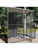 Voladero de jardin 2 x1 con techo plano