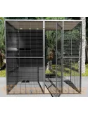Voladero de jardin 2 x1 con techo plano