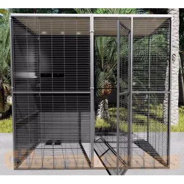 Voladero de jardin 2 x1 con techo plano