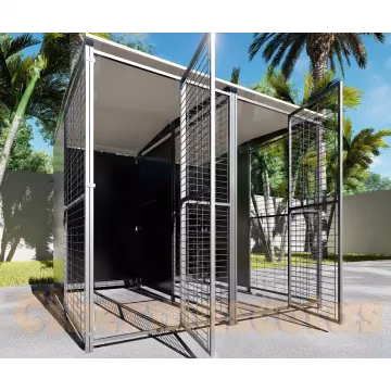 Perrera para perros 2x2 mts Doble