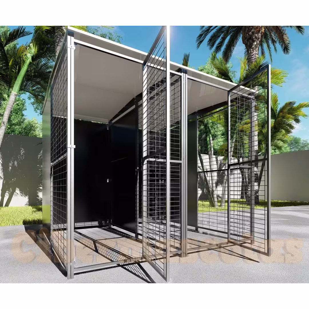 Perrera para perros 2x2 mts Doble