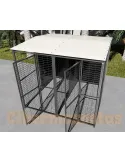 Perrera para perros 2x2 mts Doble