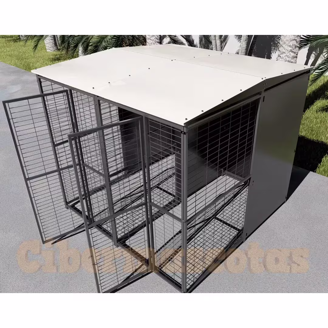 Perrera para perros 2x2 mts Doble